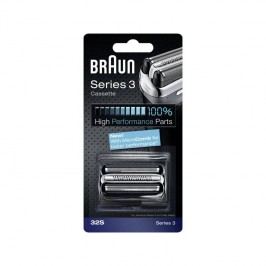 Braun Series3 - 32S Micro comb strieborné