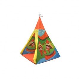 Acra ST09/2 teepee - indiánský motiv žltý/zelený/oranžový