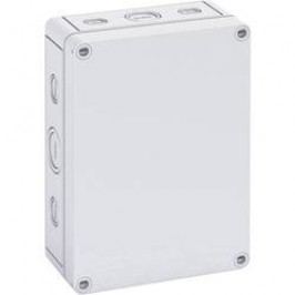 Inštalačná krabička Spelsberg TK PC 1813-6F-M 12741501, (d x š x v) 130 x 180 x 63 mm, polykarbonát, svetlo sivá, 1 ks