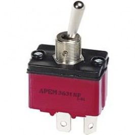 Izolovaný pákový spínač APEM 3636NF/2 / 36361200, 250 V/AC, 6 A, 1 zap/zap, 1 ks
