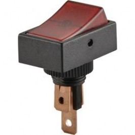 Kolískový spínač do auta SCI R13-207B2-SQ RED, 12 V/DC, 20 A, s aretáciou, 1 ks