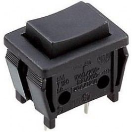 Tlačidlo SCA58406A11000, 250 V/DC, 5 A, čierna, 1 ks